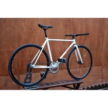 빠른 해외직구 전기 도금 실버 화이트 SF 자세 크롬 몰리브덴 스틸 프레임 액션 레이싱 고정 기어 자전거 학생 픽시 자전거 52cm, WHITE No Brake_52cm (175cm-180