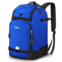 CSCL 스키 부츠 가방 배낭 50L 방수 스노우보드, Blue