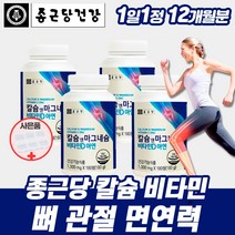 뼈 관절 연골에 좋은 영양제 12개월 식약청 칼슘 마그네슘 아연 비타민D 중년 여성 남성 갱년기 손목 무릎 치아 마디 골반 허리 등 어깨 예방 영양제 추천 대용량 프리미엄