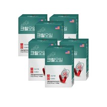 순수 남극 크릴오일 58 100% 선상가공 1000mgx30캡슐 / 미국, 30캡슐x6박스