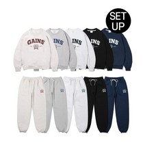 GAINSBORO [유정 PICK] [SET] 로럴골든 맨투맨 조거팬츠 셋업_(5color) [SET] Laurel Golden sweat shirt_(5color)