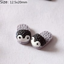 1:12 인형의 집 바닥 장식 환영 카펫 미니 슬리퍼 미니어처 장식품 DIY 가구, Black-shoe, 02 Black-shoe
