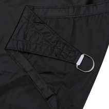 햇빛 가리 옥스포드 정원 안뜰 테라스 수영장 태양 홈 데코 직각 방수 그늘 돛 3x4x5m, [02] Black