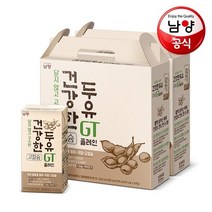 남양 달지 않고 고소한 건강한두유 GT 플레인, 190ml, 32팩