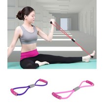 어깨 다리 스트레칭 헬스 요가 푹신 손잡이 라텍스 밴드, 딥그린