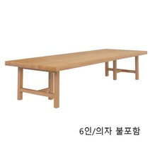 사무실 스터디 카페 뉴질랜드 프리미엄 원목 가구 회의 테이블 책상 200x80cm 쉬운설치