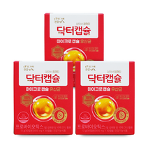 빙그레 살아서 장까지 닥터캡슐 마이크로 캡슐 유산균, 30정, 3박스