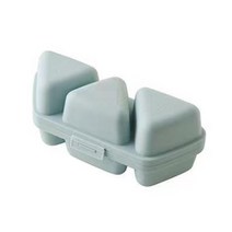 6 공동 DIY 초밥 금형 Onigiri Rice Ball Mold Food Food Press 삼각형 스시 메이커 초밥 키트 부엌 벤토 액세서리, 하늘색