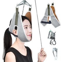 목스트레칭기구 목이완기 자궁 경부 견인 벨트 over door neck massager device kit 목 들것 조정 척추 목지압 맛사지
