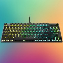 로켓 불칸 TKL 텐키리스 PRO 블랙 한글 광적축 키보드, 단품, 단품