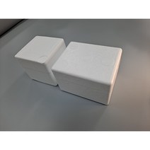 얼지않는 물그릇용 스티로폼 2종류 (스티로폼만 판매), 큰스티로폼(사각그릇용)