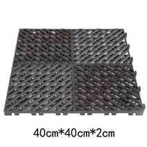 자동차 세차장 물빠짐 매트 플라스틱 바닥 깔개 격자 매트, F.블랙