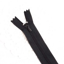 오렌지미싱 바지지퍼 9인치 23cm 양면지퍼(4개), 4개, 검정색