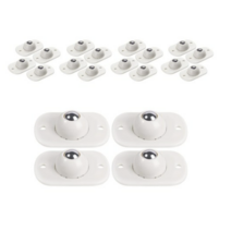 베리구즈 접착식 미니 이동 휠 4p, 혼합색상, 10개