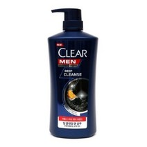 클리어 딥 클린 맨 샴푸, 1300ml, 2개