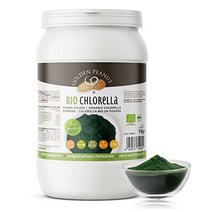 황금 땅콩 클로렐라 1kg 유기농 분말 - 클로렐라 분말 부서진 세포벽 100 우수한 생식 품질 그린 스무디 유럽 oeko-표준