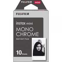후지필름 Fujifilm 인스탁스 미니 흑백 필름 10매 가성비 추천 미국직구