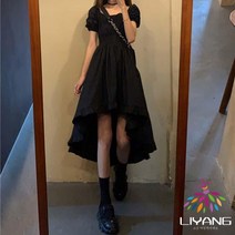LIYANG 블랙맥시 롱원피스 봄원피스 여성원피스