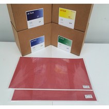 [국산 감압지]MS 90mm x 180mm 90mm x 270mm 130mm x 180mm 270mm x 300mm 프레스 평탄도 확인용 압력 측정 필름, MS 270 x 300mm, 1개