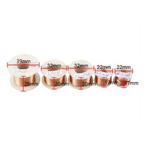 코일 스피커GHXAMP 1PCS 0.5mm 라우드 스피커 크로스 오버 인덕터 4N 무산소 구리 코일 중공 원형 스켈레톤, 04 1.5mH