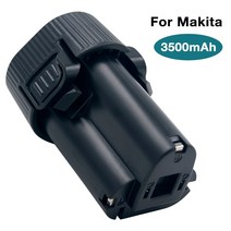 마키다배터리호환 마키타 교체용 충전식 리튬 이온 BL1014 TD090D DF330D DF030D 12V 최대 3500mAh, 2.2PCS