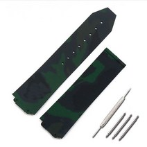 Hublot 위블로 시계 호환 우레탄 젤리 러버 워치 밴드 실리콘 루버 스트랩 시계줄질 17mm x 25mm