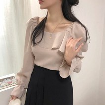 [3color ] 여리여리 프릴 봄 블라우스_체리체리
