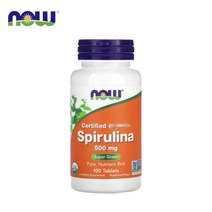 나우푸드 세르피티드 스피루리나 500mg 100정 슈퍼그린푸드