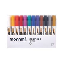 모나미 프로 페인트 마카 12색세트 미술 활동 준비물, 단품