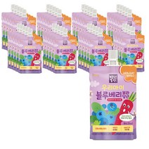 백년동안 우리아이 블루베리보라당근즙, 80ml, 40개