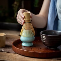 다기 다도 찻잔 세트 수제 일본 차 말차 털 차 숟가락과 국자 말 차 대나무 액세서리, 대나무 긁는 도구