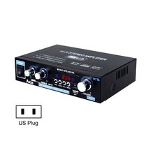 AV 리시버 파워 진공관 노래방 이동식 매장용 미니 스피커 엠프 앰프AK35 800W 가정용 자동차 앰프 2 채널, 02 US plug