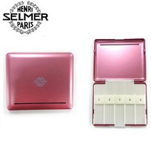 셀마(SELMER) 알토 색소폰 리드 케이스(사쿠라 핑크) 셀마리드케이스/알토전용/양면수납/10개수납가능 현음악기