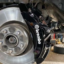 브렘보 캘리퍼 스티커 brembo 로고 스티커 데칼 스티커, 브렘보 블루(반사) L