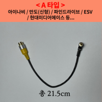 후방카메라 젠더 아이나비 파인뷰 만도 파인드라이브 ESV 현대미디어에이스 SOC CNS 마이딘, C타입