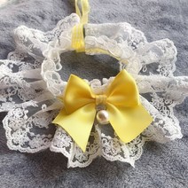 Tulle Bowknot Dog Bows 고양이 액세서리 맞춤형 핑크 레이스 조절 가능한 개 Bib Bandana 귀여운 마카롱 애완 동물 목 장식 스카프 Ragdoll, [01] XS length15cm-20cm, [08] 8