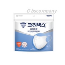 크리넥스 KF80 라이트핏 마스크 대형, 20개입, 8개, 0 White (화이트)