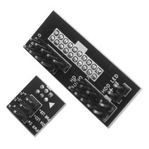 Dell Optiplex 390 3010 마더 보드 용 DIY 모듈 액세서리 전면 패널 헤더 어댑터 키트 컴퓨터 용품, 01 Black