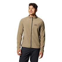Mountain Hardwear 남성용 표준 폴라텍 마이크로플리스 풀 지퍼 포일 그레이 헤더 M