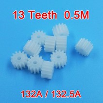 기어부품 기어가공 기어제작132A / 0.5M 기어 2mm 타이트 13 Teeth POM 플라스틱 모터 부품 장난감 액세서, 01 13 치아_02 2mm Tight