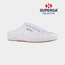 [수페르가_제화] [공식판매] 수페르가 2402 뮬 글리터 스니커즈 WHITE