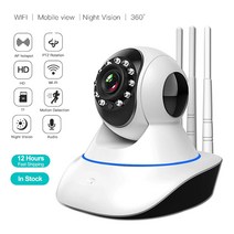 카메라 with wifi ir 야간 모션 감지 360 카메라 1080p 감시 양방향 오디오 홈 보안 스마트 비디오 카메라, 720p, 우리 플러그