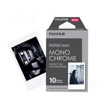 후지 코닥 폴라로이드 즉석 필름 카메라 인화Fujifilm Instax Mini Film 단색 10 매 9 8 7s 70 90 25 인스, 01 Monochrome Film