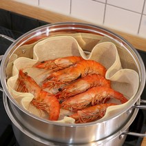 스마트홈 국산 천연삼베 원형 찜시트 보자기 면보 만두 떡 찜기깔개 (소)