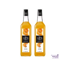 1883 오렌지 시럽 1L x 2개