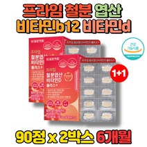 약국 아이 키즈 초등학생 중학생 고3 수험생 청소년 20대 30대 40대 남자 남성 노인 철분제 엽산 비타민d 비타민B12 구리 철분보충, 2박스