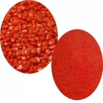 [칼라샌드] 빨강 칼라색사 규사 색모래 (1봉지 1Kg) 원예 수경재배 화분용 어항 수조관 바닥돌 꾸밈돌 원예 원데이클래스(14개 이상 주문시 발송 가능)