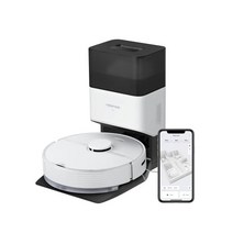 roborock Q7+ 자동 비움 로봇 청소기 최대 7주 동안 스스로 비움 2700 Pa 흡입 PreciSense 정밀 LiDAR 3D 매핑 Alexa와 함께 작동 딱딱