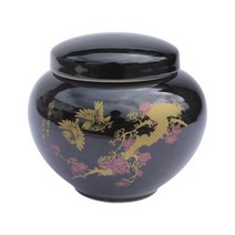 아트박스/예랑 천목골드 단지1.2kg 소금단지 항아리