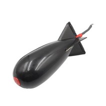 낚시도구 낚시장비 잉어 낚시 로켓 피더 17.5/14.5/10.5cm Spod Bomb Float Lure Bait Holder Pellet Rocke, 09 L Black, 1개